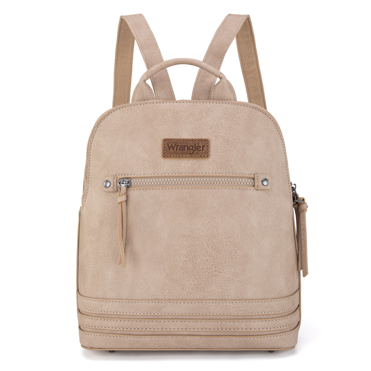 Wrangler Classic Dome Zippered Backpack - Tan