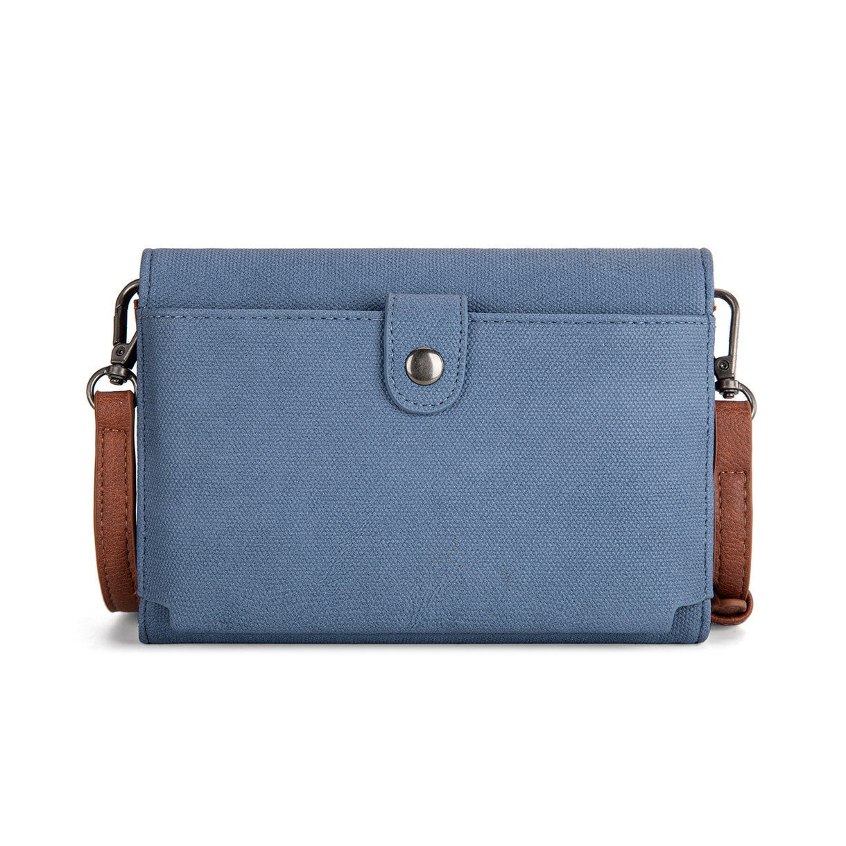 Wrangler Logo Waxed Canvas Wallet/Crossbody - Jean
