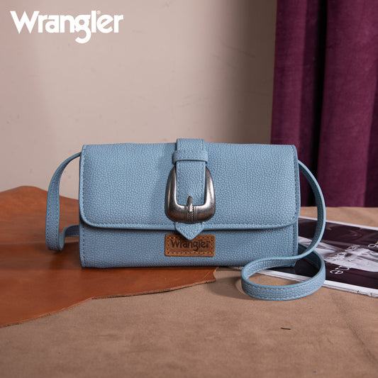 Wrangler Buckle Wallet/Shoulder Bag/Crossbody - Jean