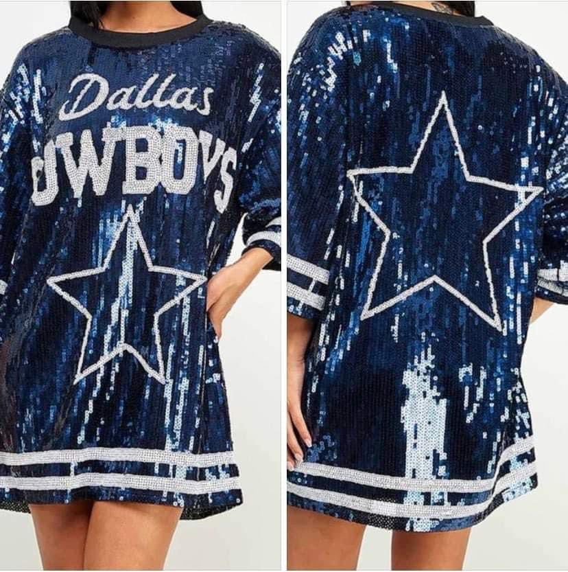 Dallas Star Sequin Dress