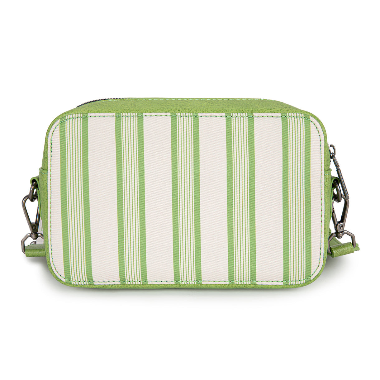 Wrangler Stripe Printed Crossbody Purse With Wallet Compartment - Green