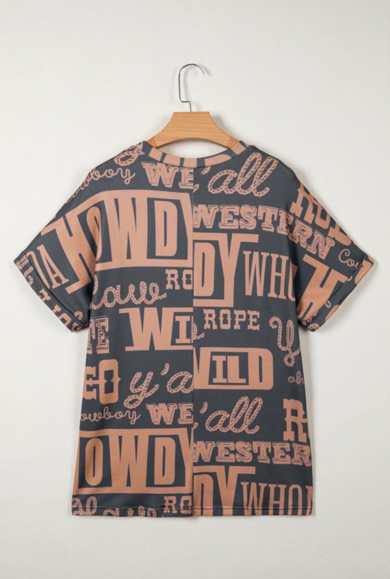 Howdy Graphic Tee – Charcoal