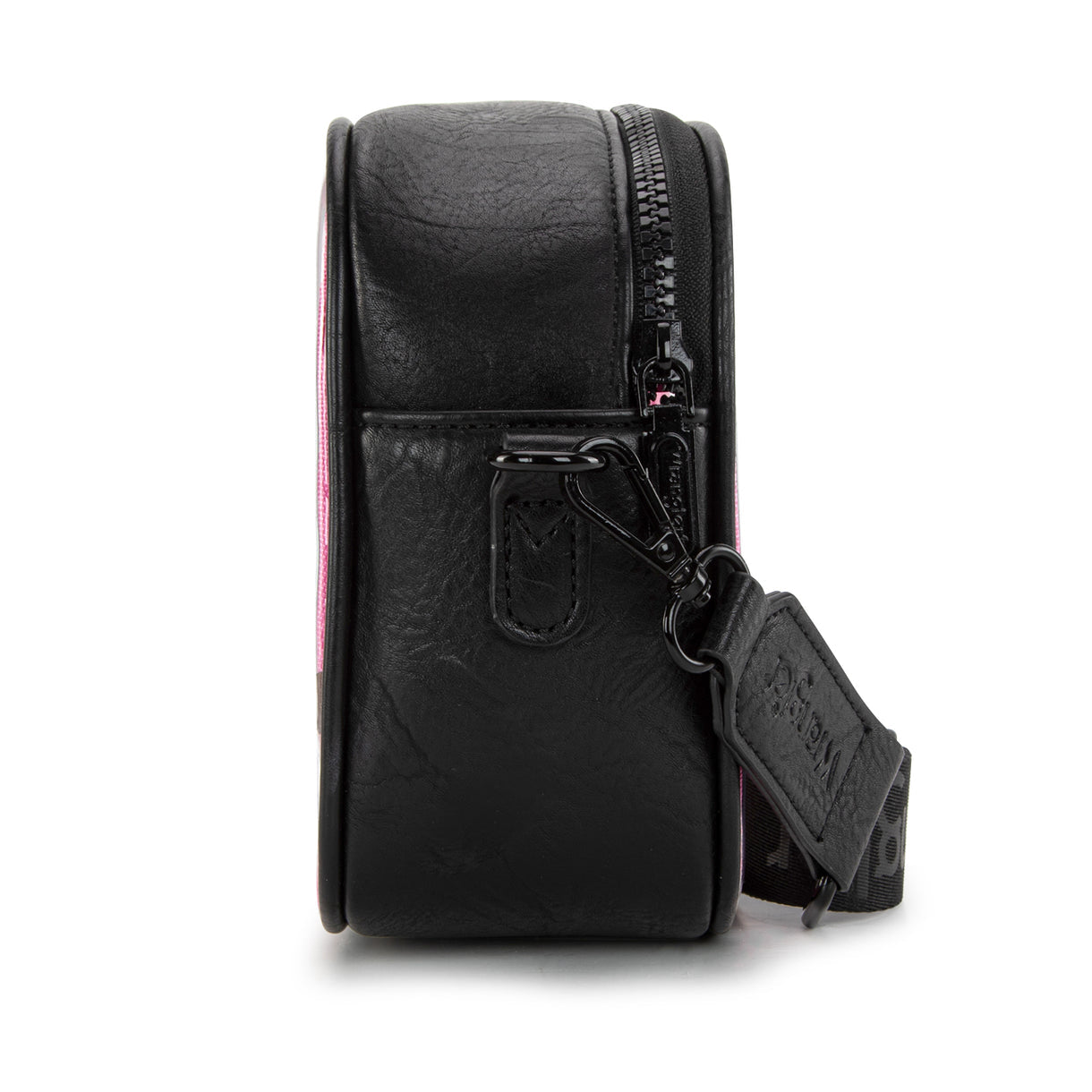 Wrangler Clear Crossbody Bag/Stadium Bag - Hot Pink - Black