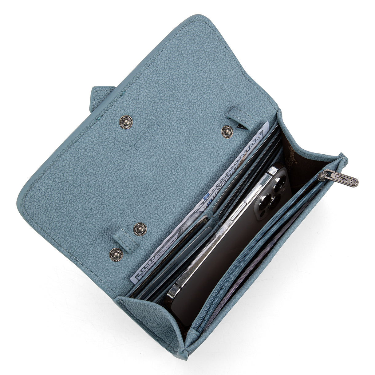 Wrangler Buckle Wallet/Shoulder Bag/Crossbody - Jean