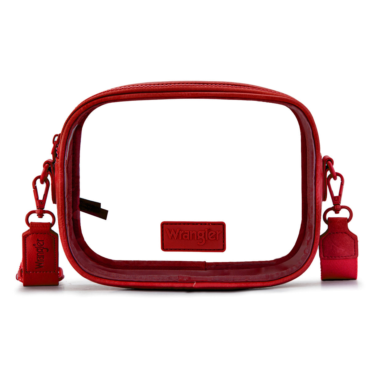 Wrangler Clear Crossbody Bag/Stadium Bag - Red