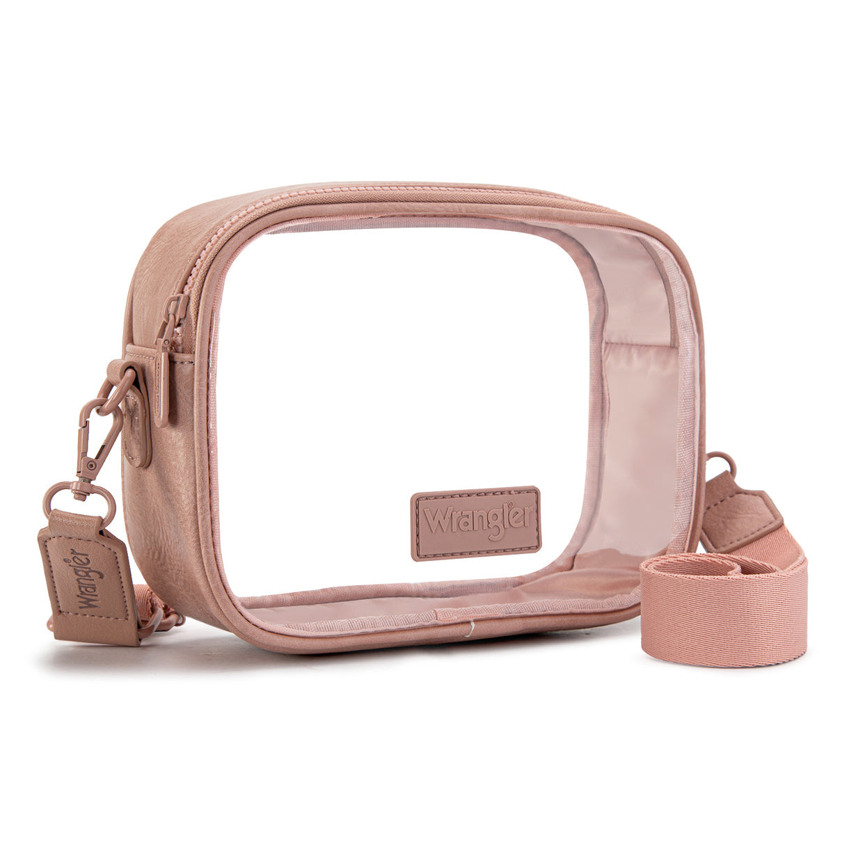 Wrangler Clear Crossbody Bag/Stadium Bag - Pink