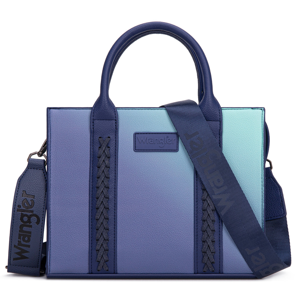 Wrangler Ombre Western Tote/Crossbody - Navy