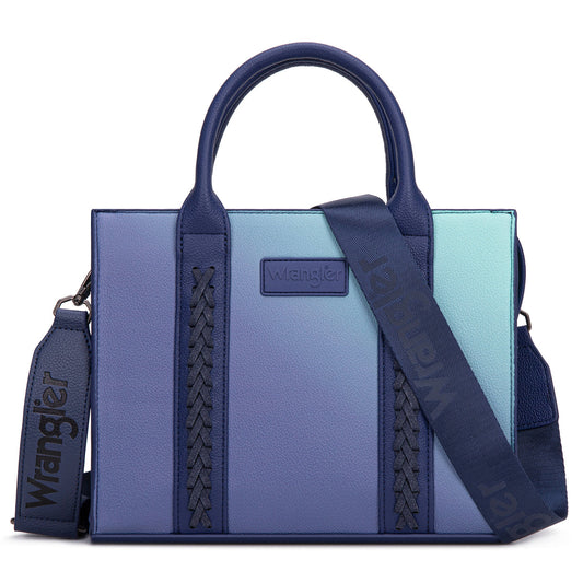 Wrangler Ombre Western Tote/Crossbody - Navy
