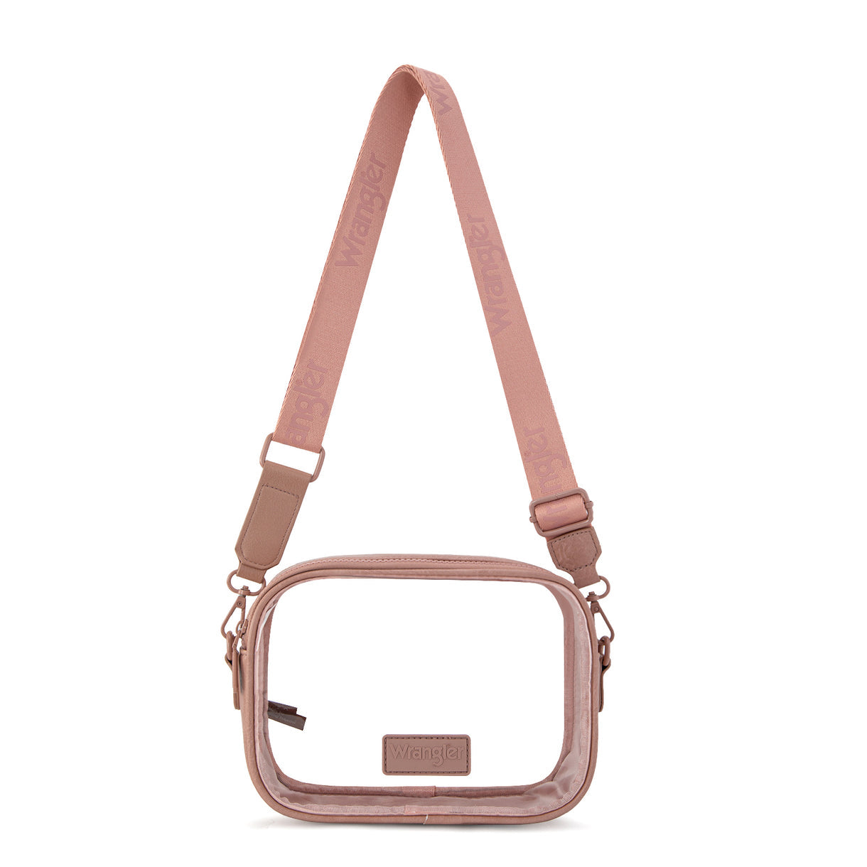 Wrangler Clear Crossbody Bag/Stadium Bag - Pink