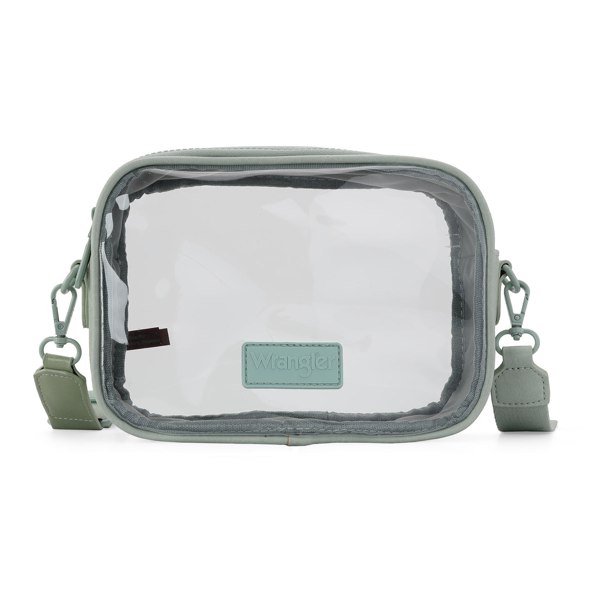 Wrangler Clear Crossbody Bag/Stadium Bag - Green