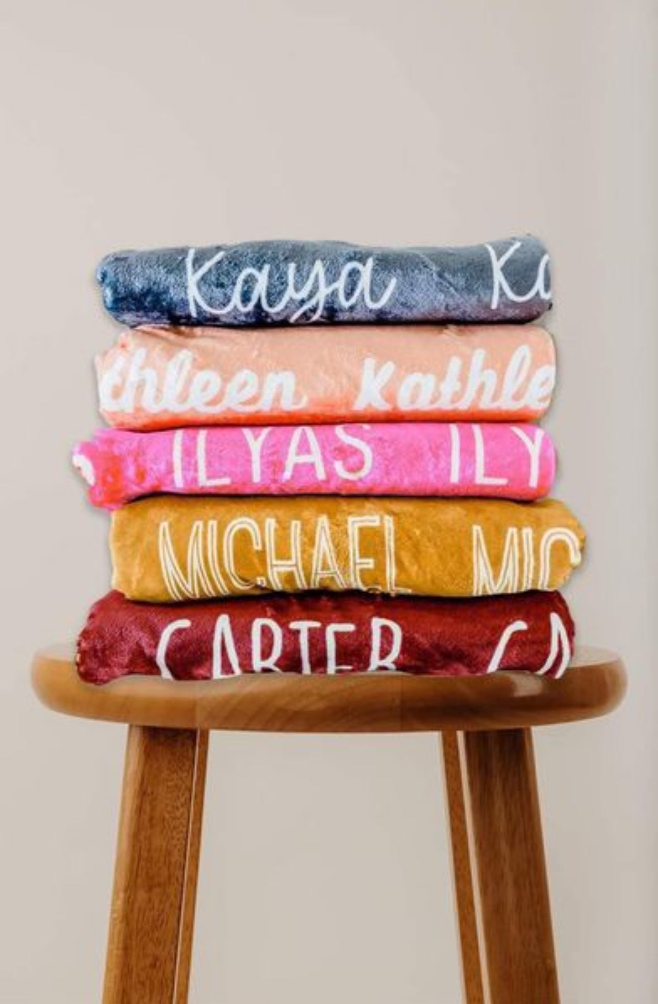 Custom Name Blankets