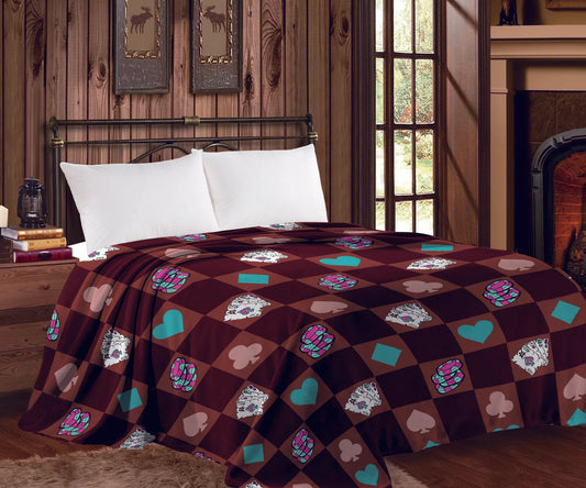 ACE QUEEN MIA - HEAVY THROW BLANKET