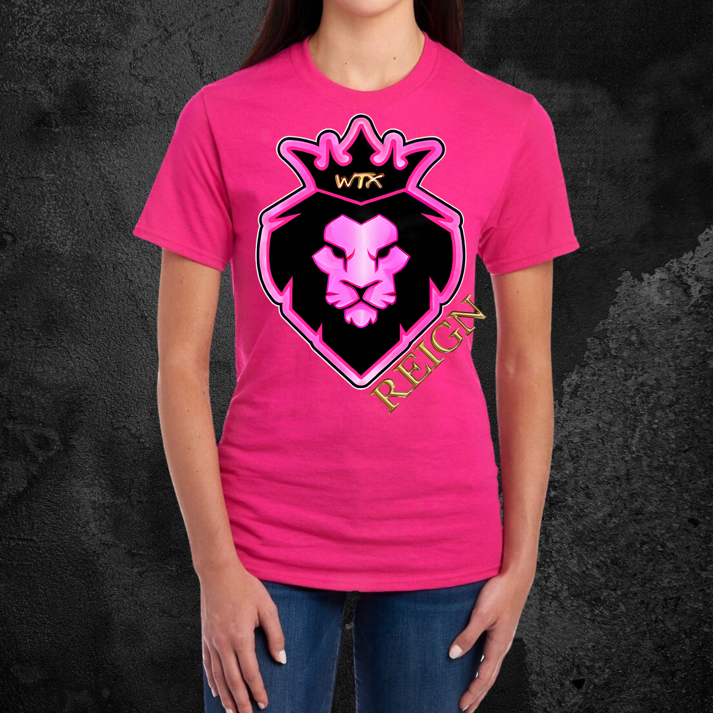 WTX Reign Breast Cancer Awareness Tee - Pink Out Breast Cancer Awareness Football Tee