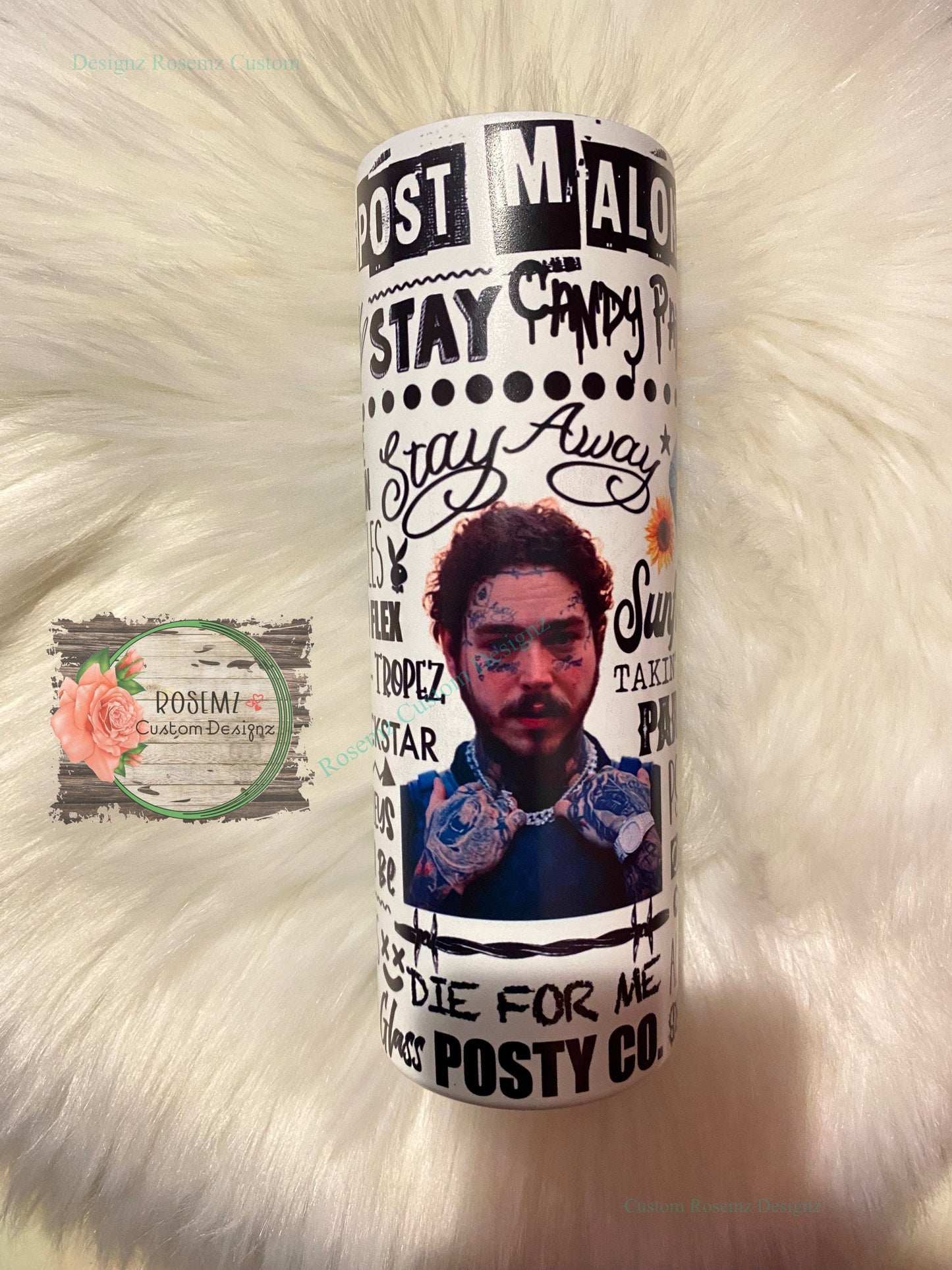 Post Malone Full wrap tumbler