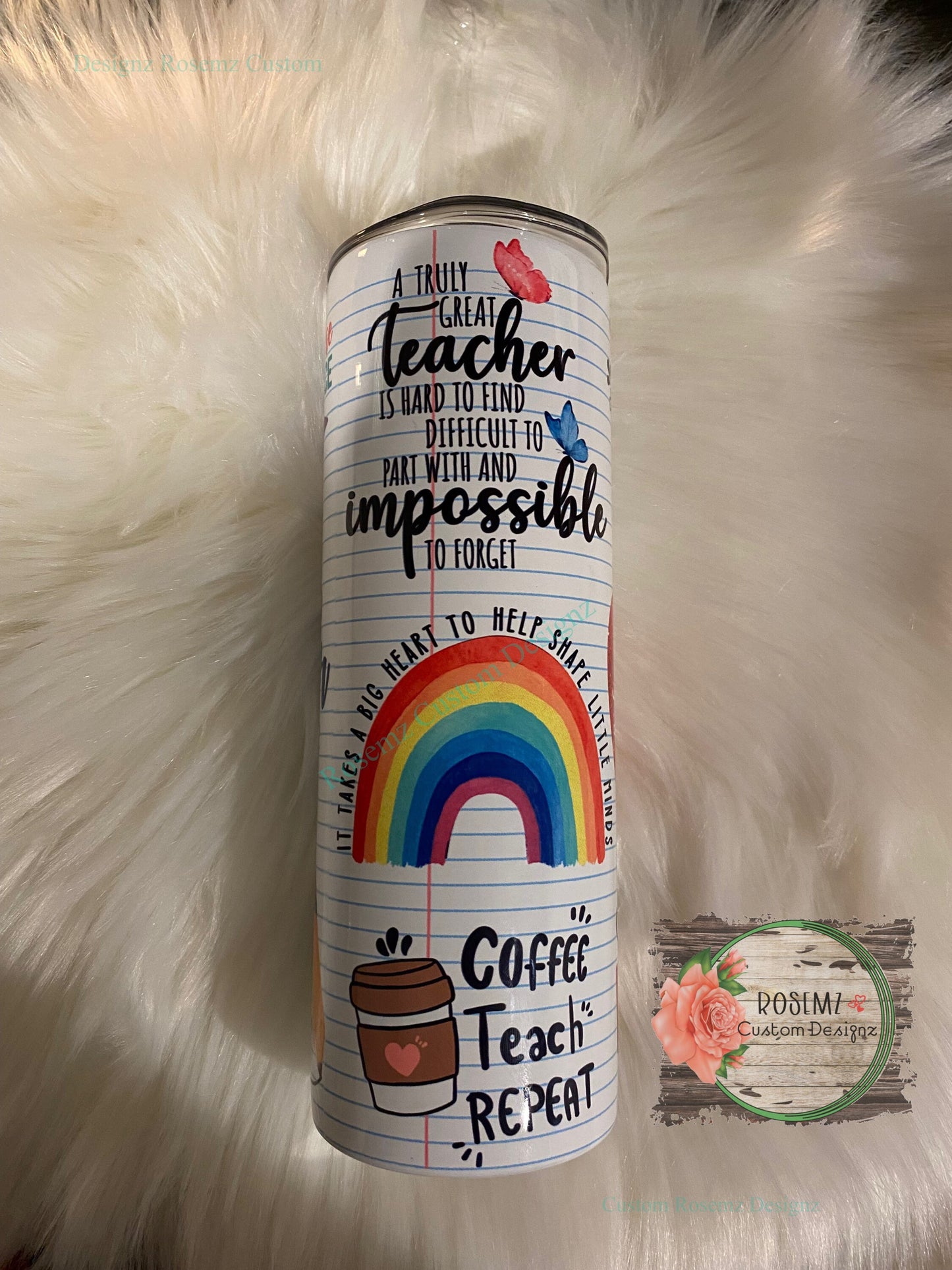 Teacher appreciation gift tumbler