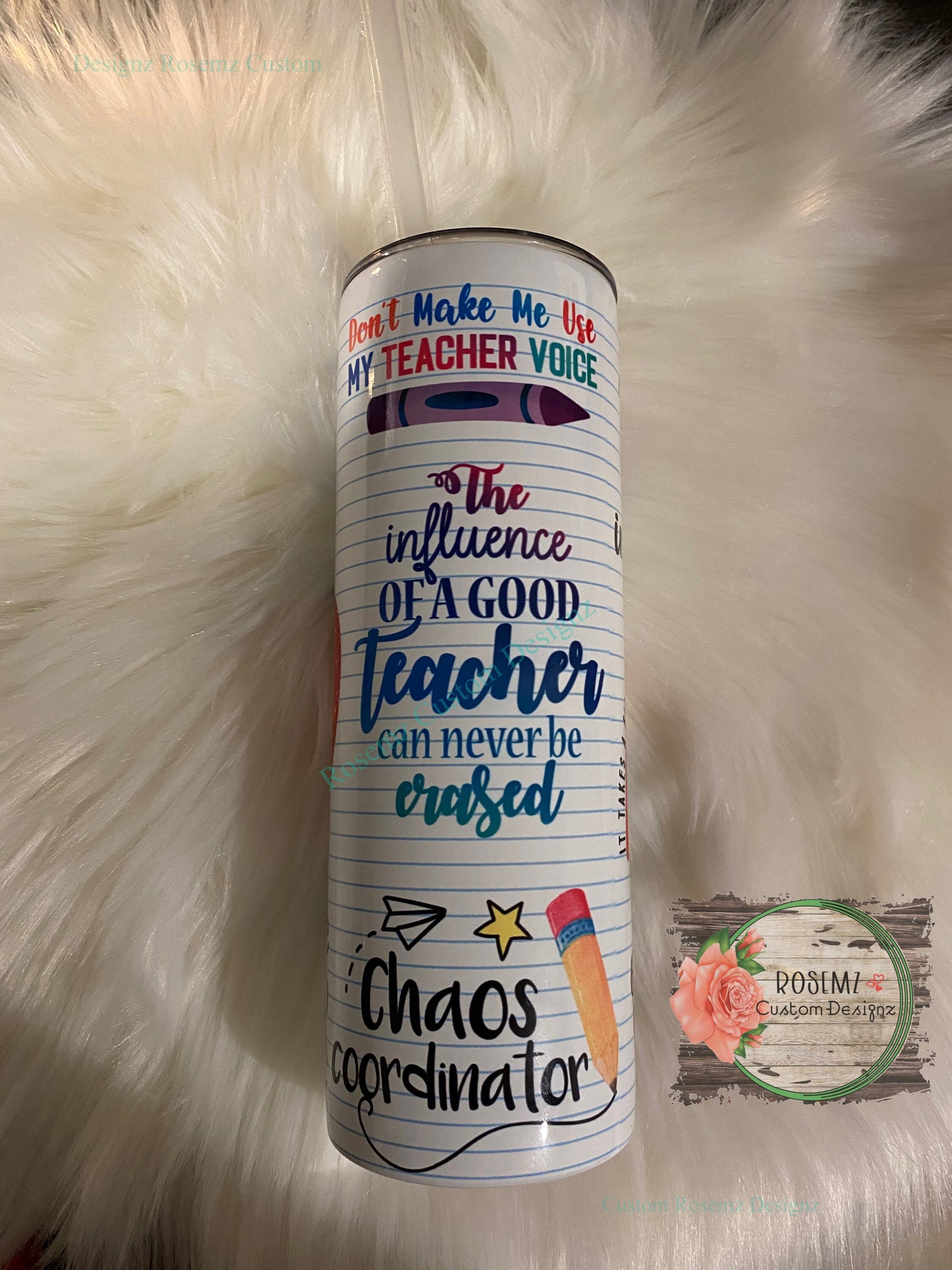 Teacher appreciation gift tumbler