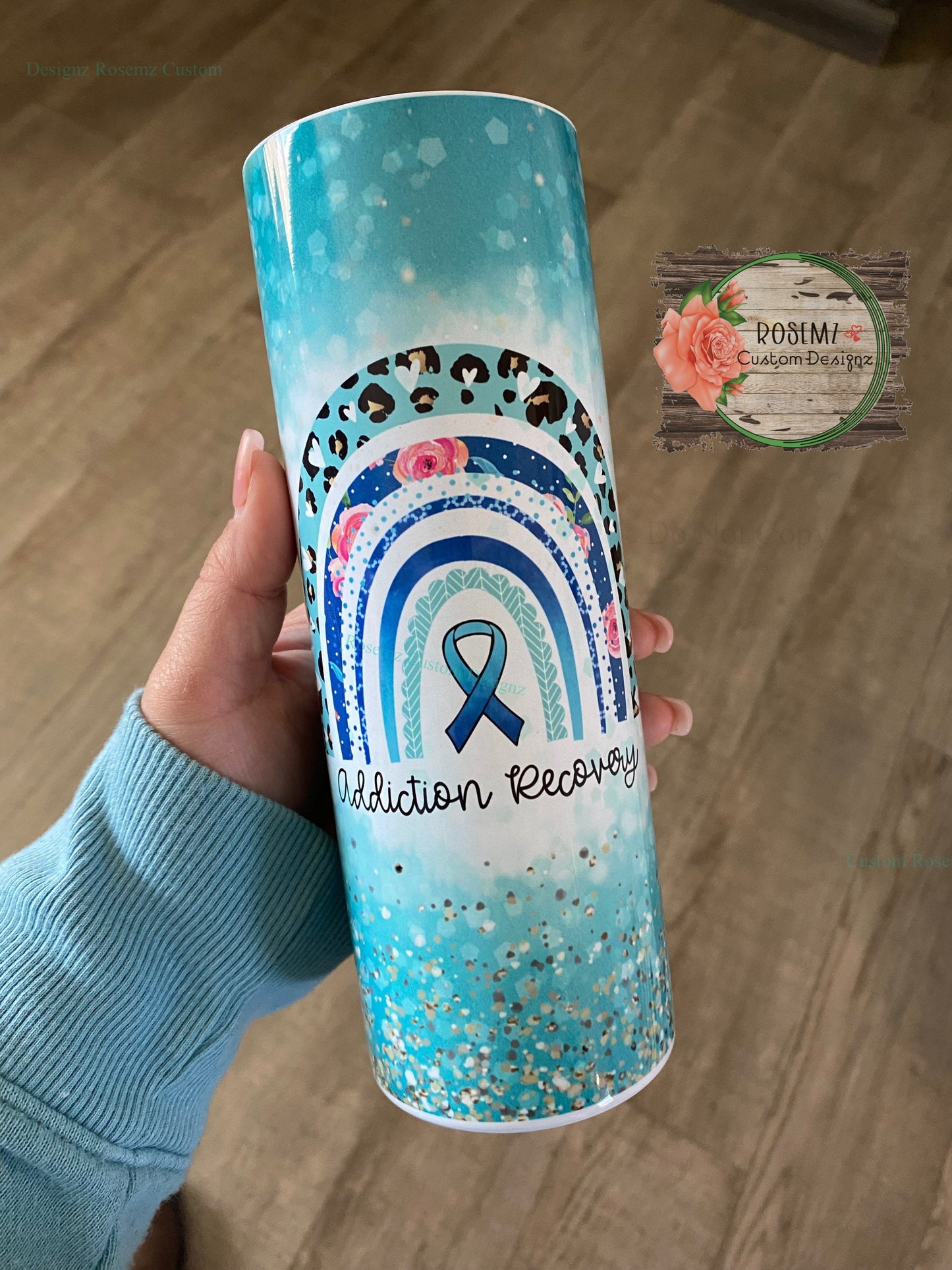 Addiction recovery tumbler ready to ship